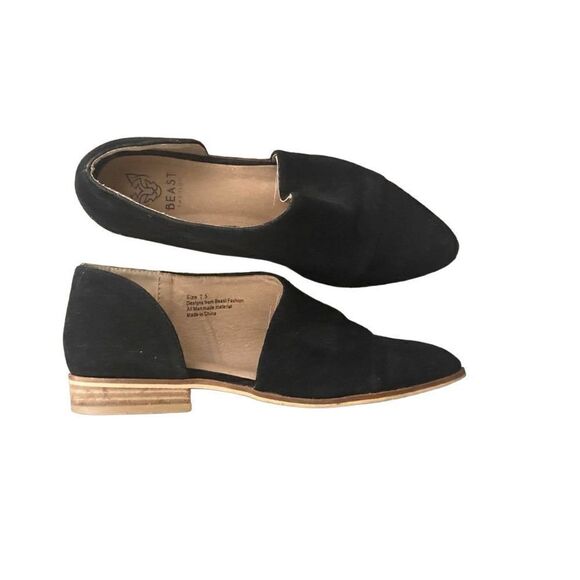 Beast Fashion Slip -On Black Flats. Size 7.5. - Picture 1 of 9